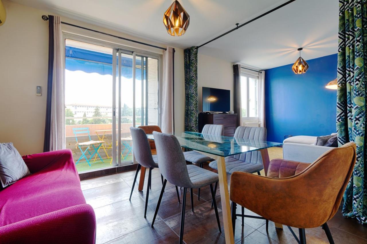 006 - Le Corum Appartement 2 Chambres, Parking, Wifi, Clim, Centre 蒙彼利埃 外观 照片
